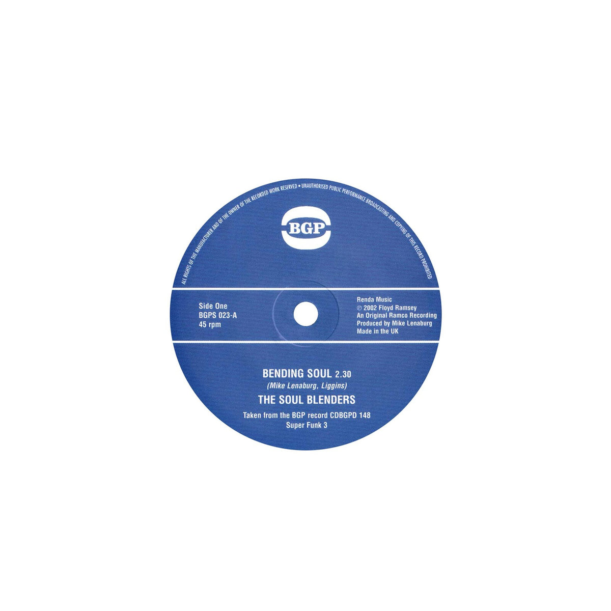 Soul Blenders - Bending Soul/Funky Night Club - BGPS023