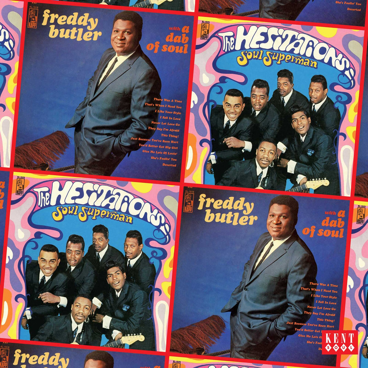The Hesitations / Fredddy Butler - Soul Superman / With A Dab Of Soul - CDKEND505