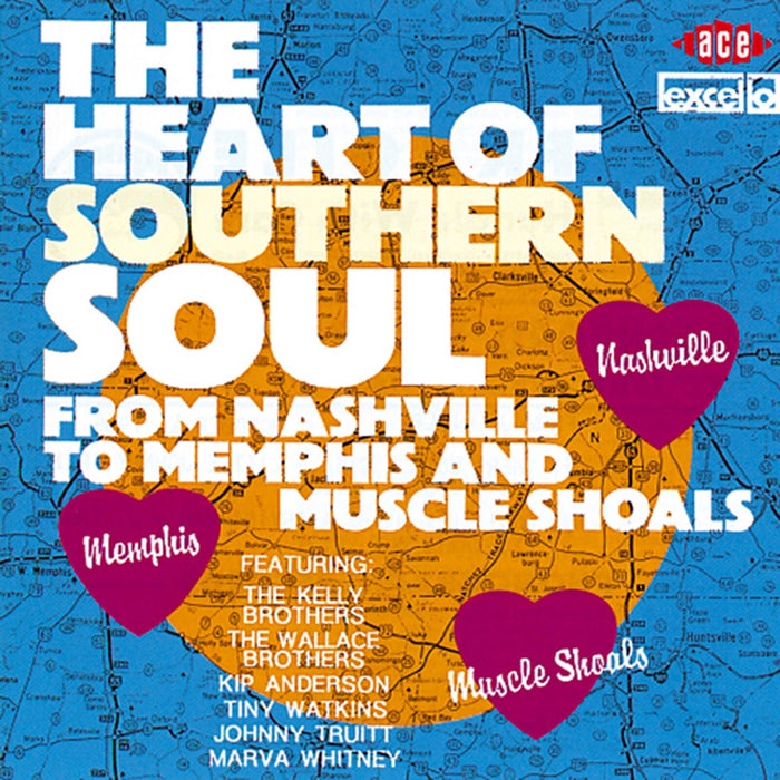 Various Artists - The Heart Of Southern Soul: From Nashville To Memphis And Muscle Shoals - CDCHD568