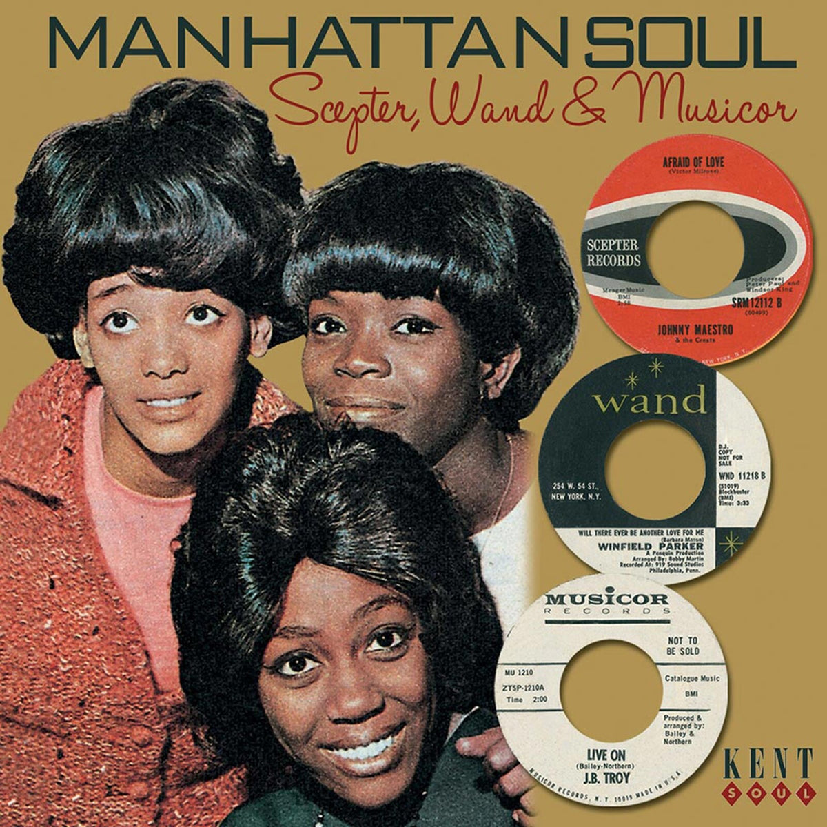 Various Artists - Manhattan Soul: Scepter, Wand & Musicor - CDKEND347