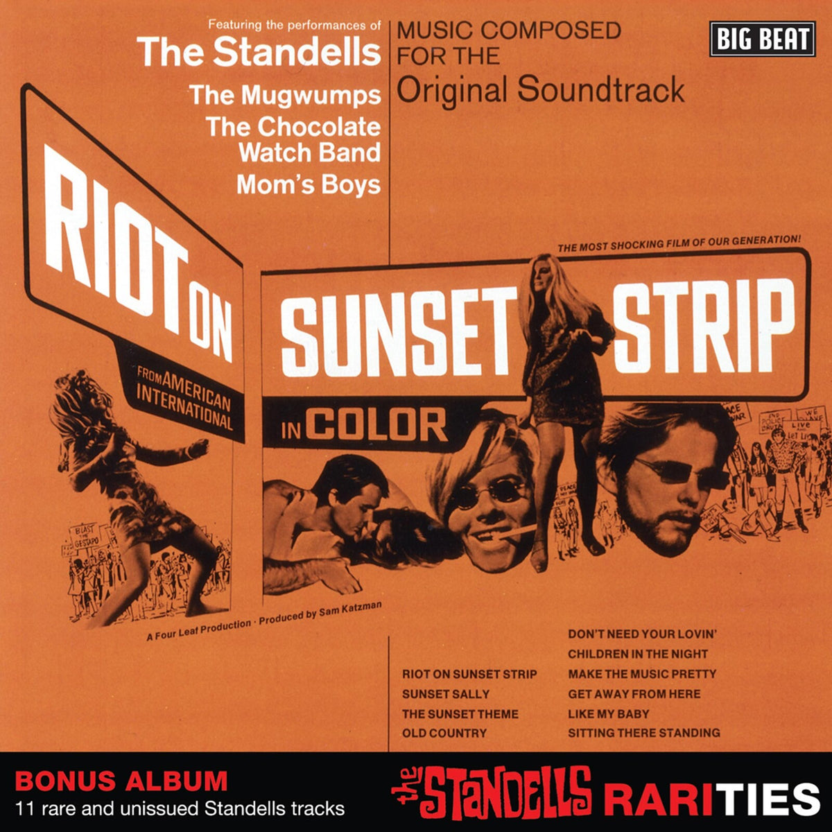 Various & Standells - Riot On Sunset Strip & Rarities - CDWIKD113