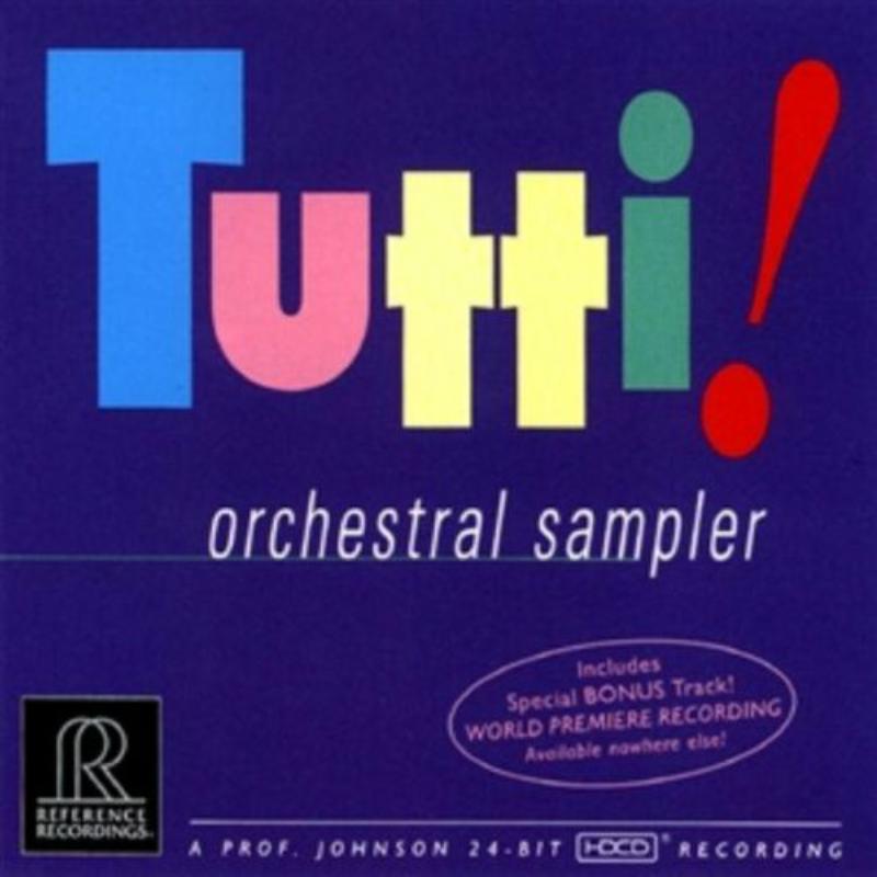 Various - TUTTI! -- ORCHESTRAL SAMPLER - RR-906