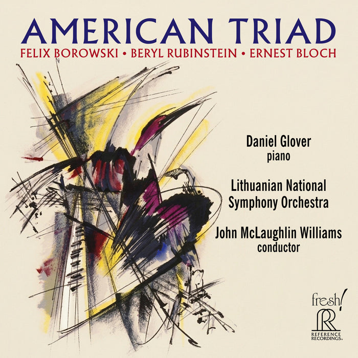 Lithuanian National Philharmonic Orchestra; John McLaughlin Williams; Daniel Glover; John McLaughlin Williams - American Triad - FR-767SACD