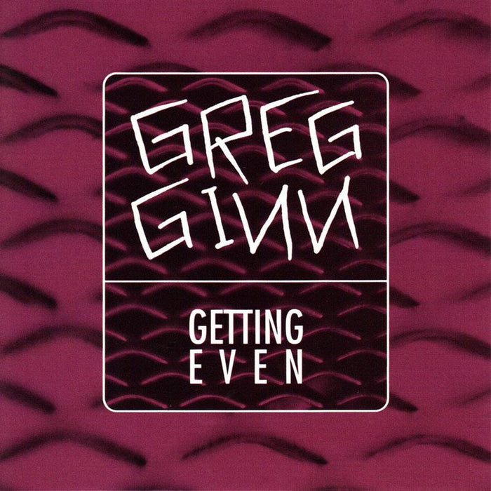 GREG GINN - Getting Even - CRZ029CD