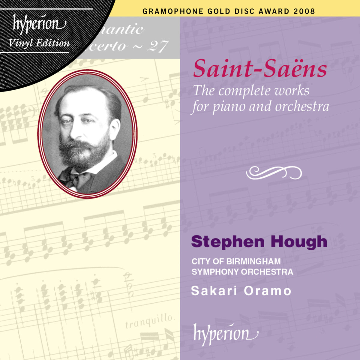 Stephen Hough, City of Birmingham Symphony Orchestra / Sakari Oramo - Saint-Saens: The complete works for piano and orchestra - LPA67331