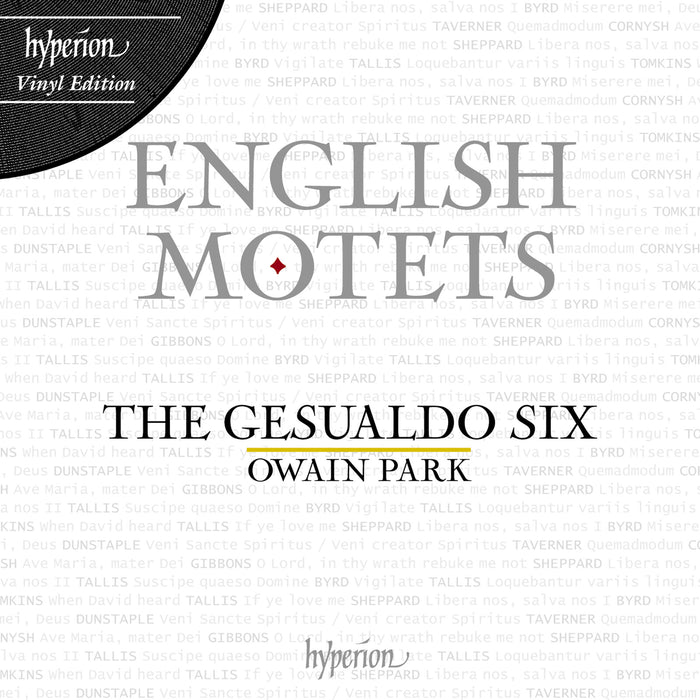 The Gesualdo Six / Owain Park - English Motets - LPA68256