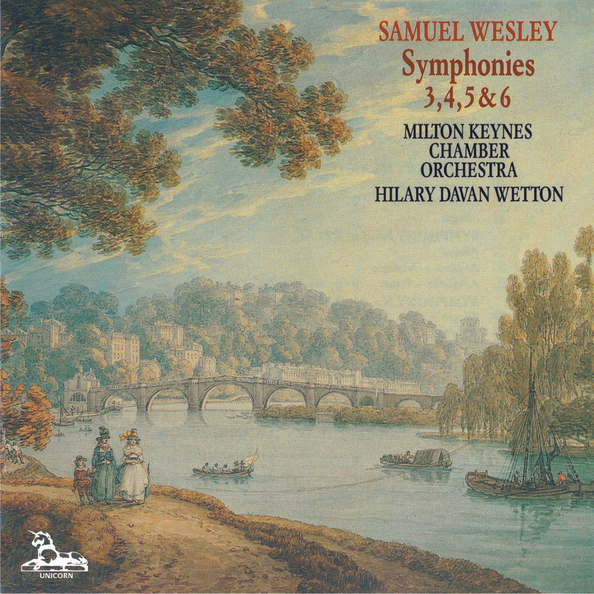 MK CHAMBER ORCHESTRA - WESLEY - SYMPHONIES 3/4/5/6 - DKPCD9098