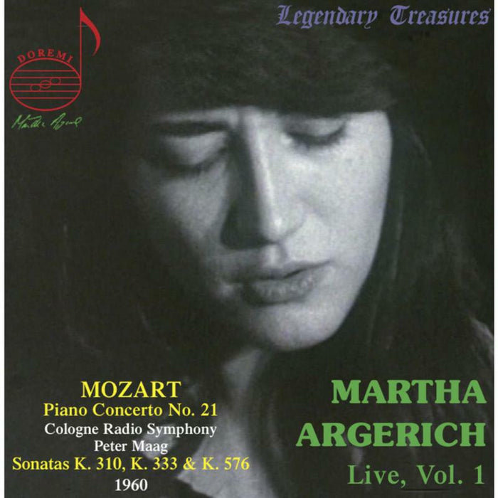 Argerich - Martha Argerich Vol. 1: Mozart Concerto No. 21 and sonatas. Live performances - DHR8024