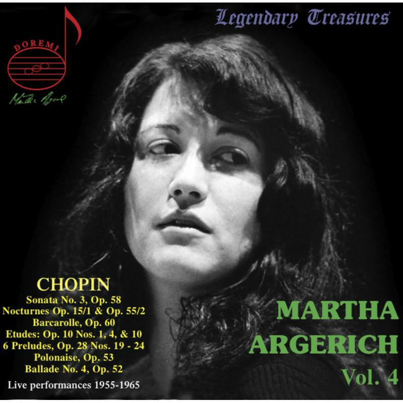 Argerich - Martha Argerich Vol. 4: Items from the Warsaw 1965 Chopin Competition - DHR8036