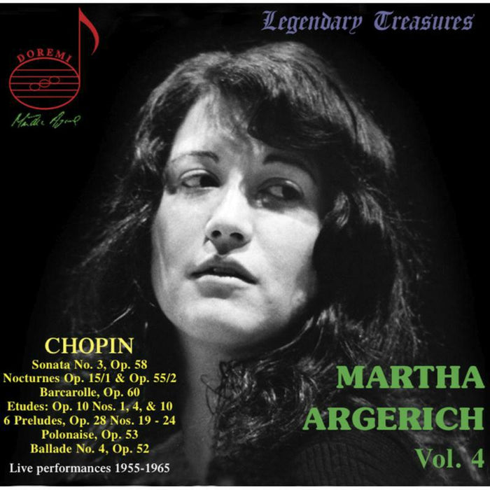 Argerich - Martha Argerich Vol. 4: Items from the Warsaw 1965 Chopin Competition - DHR8036
