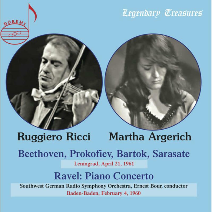 Ricci/Argerich - Ruggiero Ricci and Martha Argerich: Leningrad Recital April 21, 1961 - DHR8040