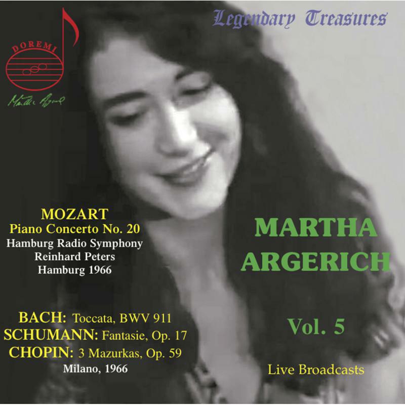 Argerich - Martha Argerich Vol. 5: Mozart Concerto No. 20, Recital of 1966. Live performances - DHR8048