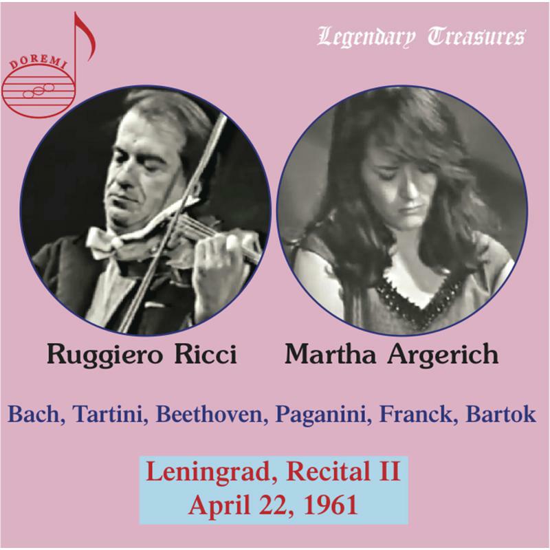 Ricci/Argerich - Ruggiero Ricci and Martha Argerich: Leningrad Recital April 22, 1961 - DHR8053