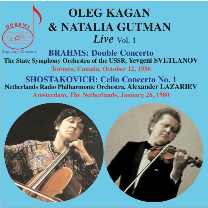 Kagen/Gutman - Brahms, Shostakovich: Concertos performed live - DHR-8120