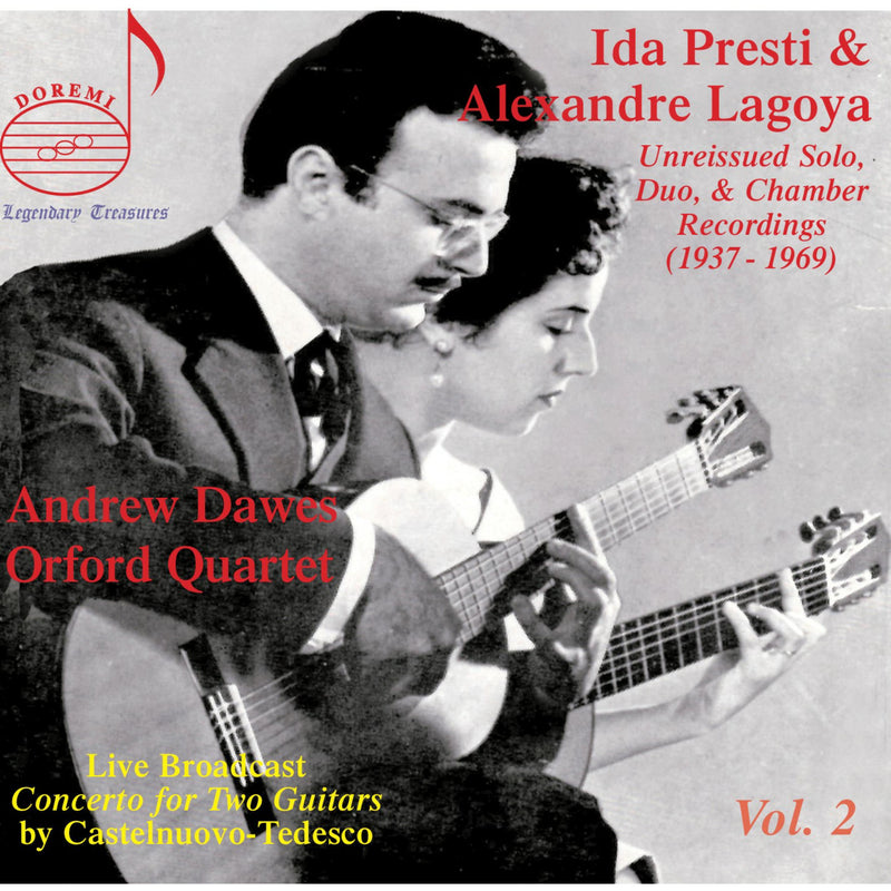 Ida Presti; Alexandre Lagoya; Andrew Dawes; Orforf Quartet - Ida Presti & Alexandre Lagoya, Vol. 2 - DHR-8140