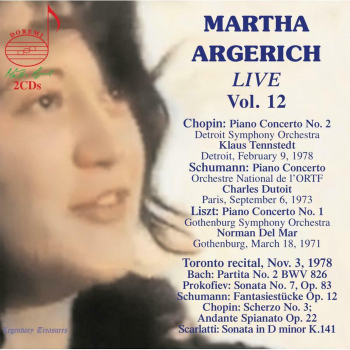 MARTHA ARGERICH - MARTHA ARGERICH LIVE, VOL. 12 - DHR-81934
