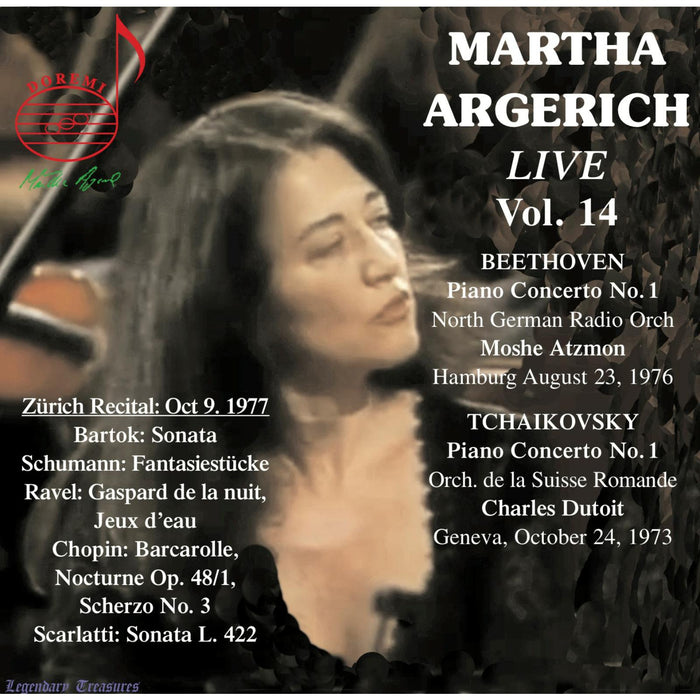 Martha Argerich; North German Radio Orchestra; Orchestre de la Suisse Romande; Moshe Atzmon; Charles Dutoit - Martha Argerich Live, Vol.14: Beethoven, Tchaikovsky, Zurich Recital 1977 - DHR-82034