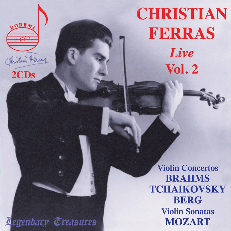 Christian Ferras; Pierre Barbizet; Boston Symphony Orchestra; Orchestre National de l'ORTF; Radiosinfonieorchester; Charles Munch; Eugen Jochum; Paul Kletzki - Christian Ferras Live, Vol. 2 - DHR-82234