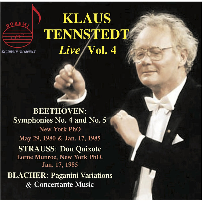 New York Philharmonic Orchestra; Chicago Symphony Orchestra; Lorne Munroe; Paul Neubauer; Klaus Tennstedt - Klaus Tennstedt: Live, Vol. 4 - DHR-82478