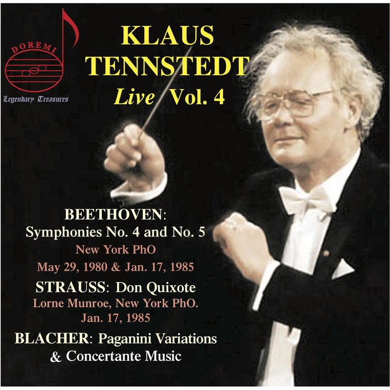 New York Philharmonic Orchestra; Chicago Symphony Orchestra; Lorne Munroe; Paul Neubauer; Klaus Tennstedt - Klaus Tennstedt: Live, Vol. 4 - DHR-82478