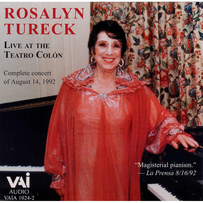 Tureck - Rosalyn Tureck - Live at Teatro Colon (2CD) - VAIA1024