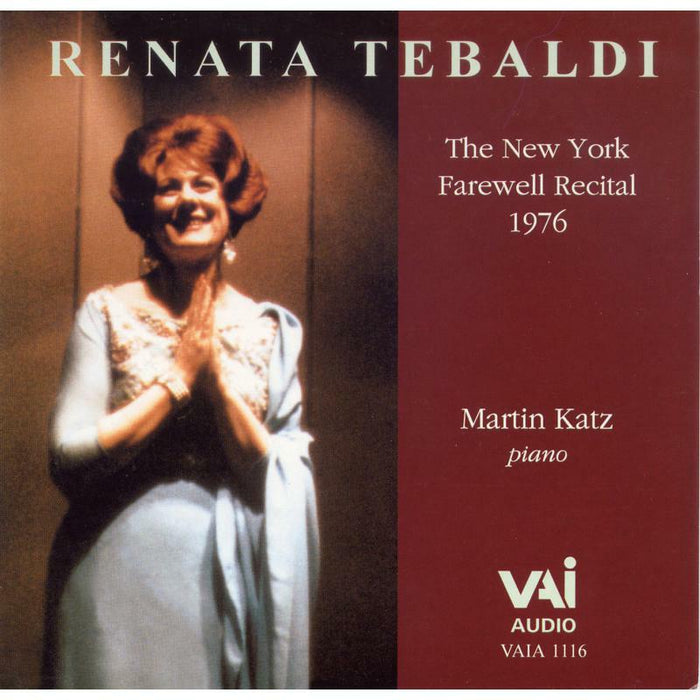 Tebaldi - Renata Tebaldi: New York Farewell Recital (1976) - VAIA1116