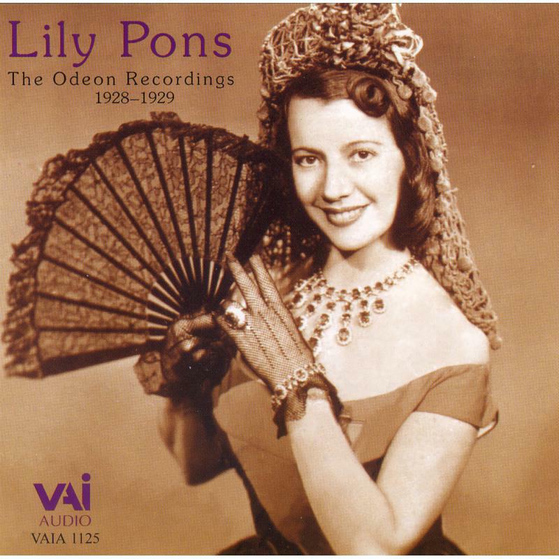Pons - Lily Pons - the Odeon Recordings (1928-9) - VAIA1125