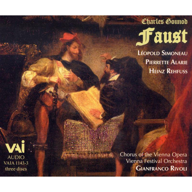 Simoneau/Alarie - Charles Gounod: Faust (1963 studio recording) (3CD) - VAIA1143