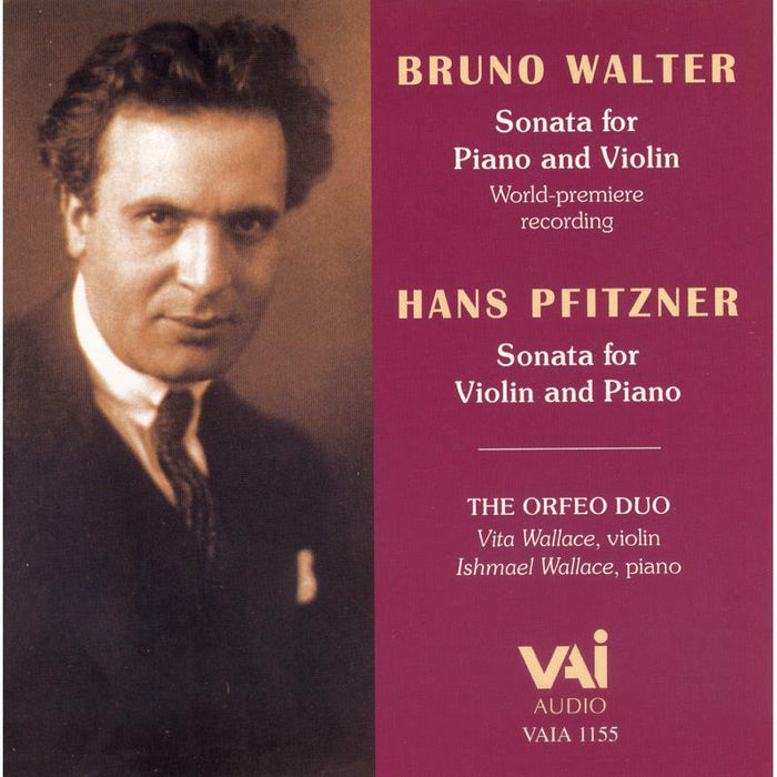Orfeo Duo - Bruno Walter/Hans Pfitzner: Violin Sonatas - VAIA1155