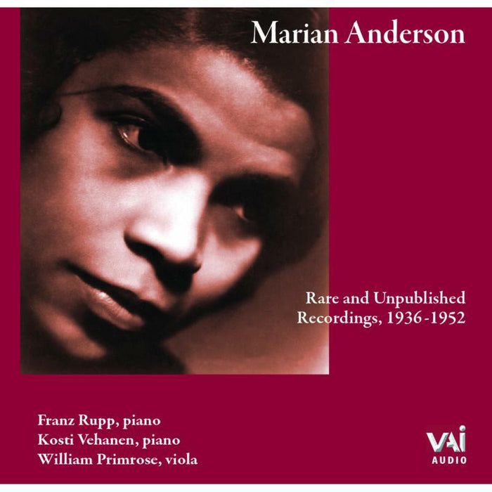 Anderson - Marian Anderson - Rare & Unpublished Recordings - VAIA1168