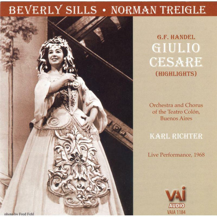 Sills/Treigle - George Frideric Handel: Giulio Cesare (highlights) (1968 live) - VAIA1184