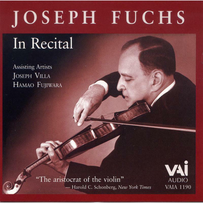 Fuchs - Joseph Fuchs - in Recital - VAIA1190
