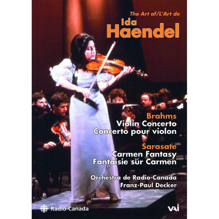 Haendel/Decker/Radio-Canada - Ida Haendel Plays Johannes Brahms: Violin Concerto and Sarasate: Carmen Fantasy - DVDVAI4274