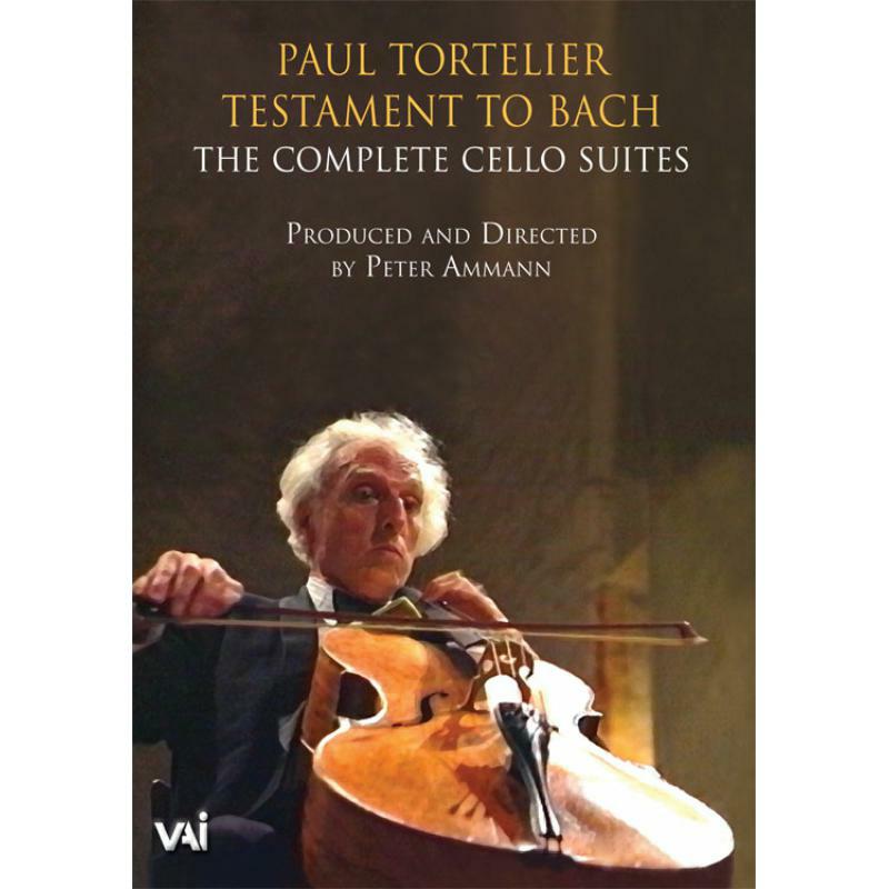 Tortelier - Paul Tortelier Plays J.S. Bach: Complete Cello Suites - DVDVAI4481