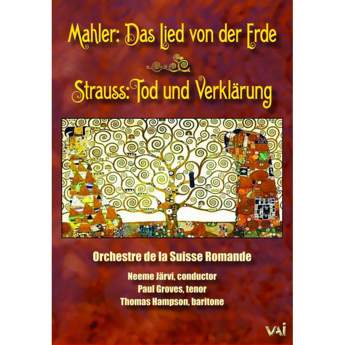 Jarvi/Hampson/Groves - Gustav Mahler: Das Lied von der Erde / Richard Strauss: Tod und Verklarung - DVDVAI4559