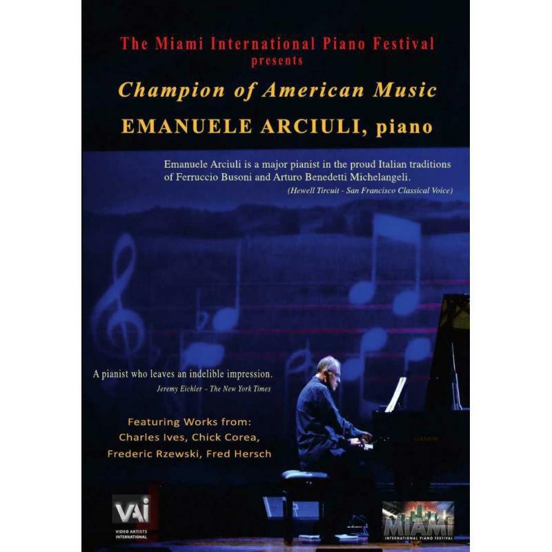 Arciuli - Emanuele Arciuli: Champion of American Music - DVDVAI4562