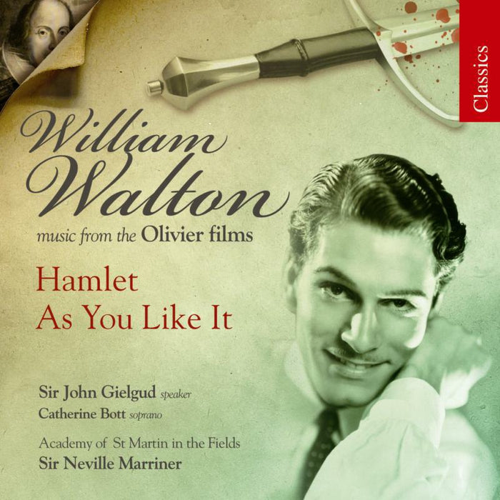 Academy Of St Martins:Marriner - Walton - Music from the Olivier Films/ HAMLET/ AS YOU LIKE IT - CHAN10436X