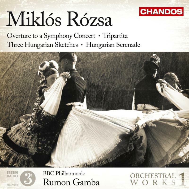 Bbc Philharmonic:Gamba - ROSZA: ORCHESTRAL WORKS VOL.1 - CHAN10488