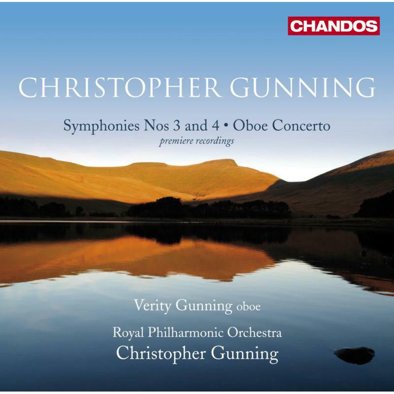 Gunning:Rpo - GUNNING CHRISTOPHER - SYMPHONIES NOS 3 AND 4 OBOE C - CHAN10525