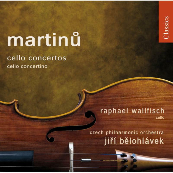 Wallfisch:Czech Po:Belohlavek - MARTINU:CELLO CONCERTOS - CHAN10547X