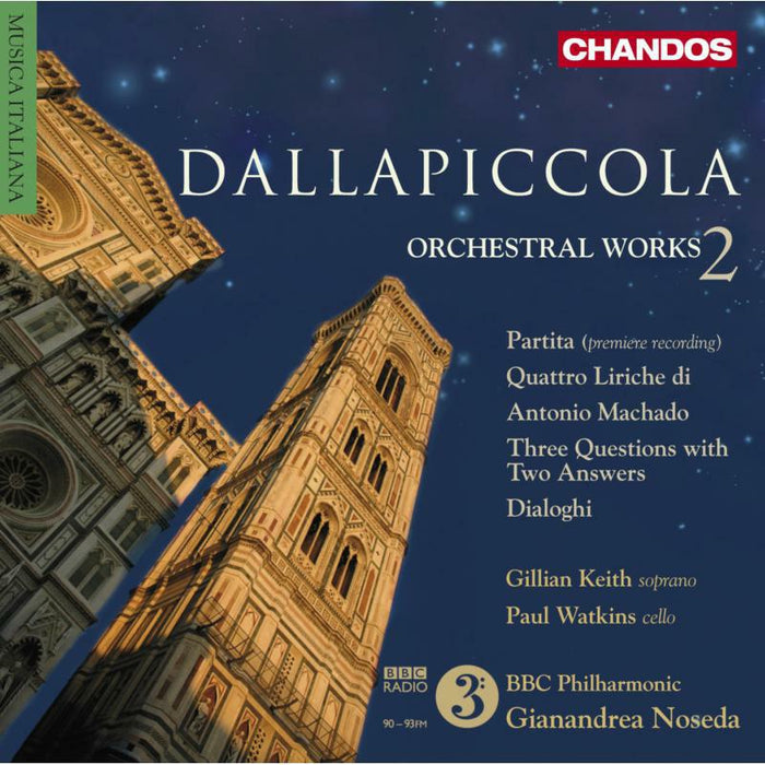 Bbc Philharmonic:Noseda - Dallapiccola: Orchestral Works - CHAN10561