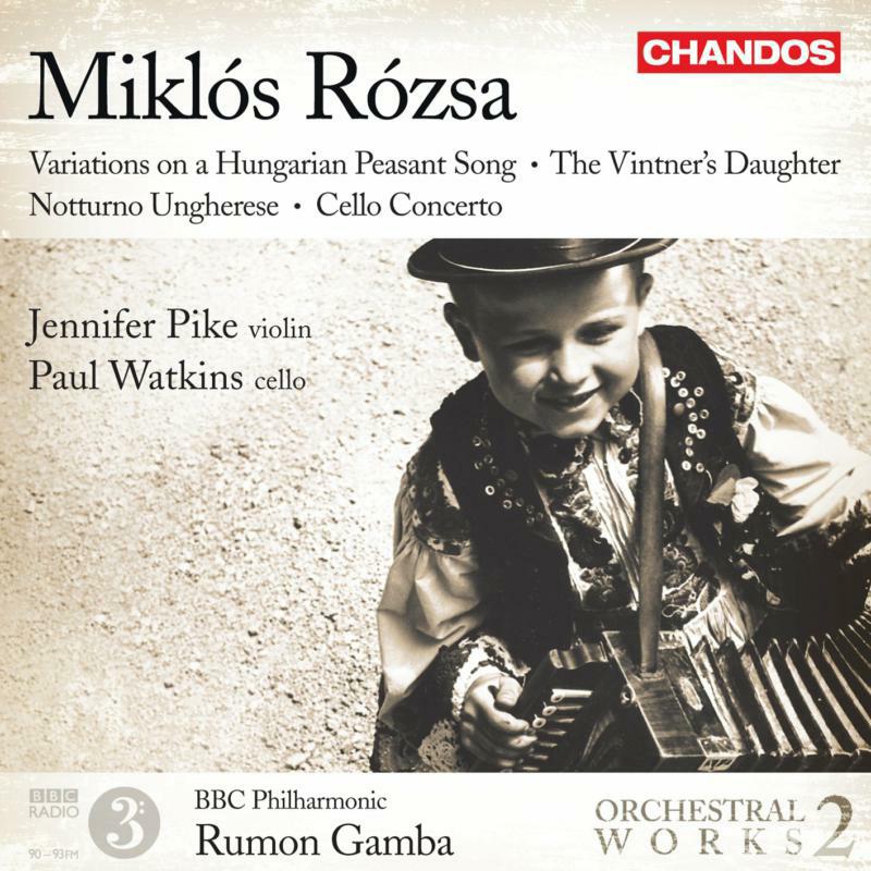 Pike:Watkins:Bbcpo:Gamba - Rozsa: Orch Works Vol 2 - CHAN10674