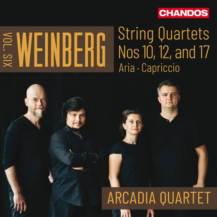 Arcadia Quartet - Mieczyslaw Weinberg: String Quartets, Vol. 6 - CHAN20363