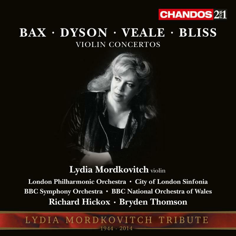 Lydia Mordkovitch - British Violin Concertos - CHAN241-53