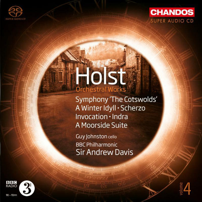 Johnston/Davis - Gustav Holst: A Winter Idyll, Symphony in F, Op. 8, 'The Cotswolds', Indra, Op. 13, Invocation, Op. 19, A Moorside Suite - CHSA5192