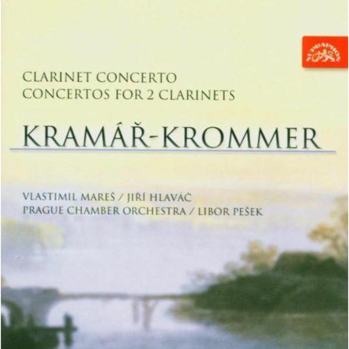 Mares, Hlavac, Prague ChO, Pesek - Krommer-Kramar,F.V.  Clarinet Concerto, Concerto for 2 Clarinets - SU37482