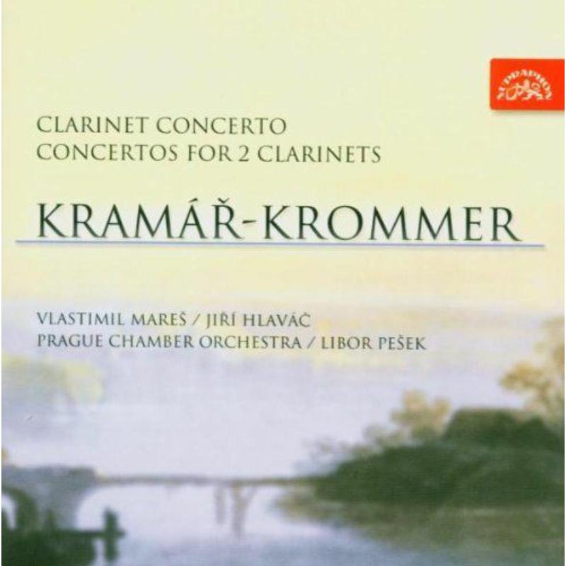 Mares, Hlavac, Prague ChO, Pesek - Krommer-Kramar,F.V.  Clarinet Concerto, Concerto for 2 Clarinets - SU37482