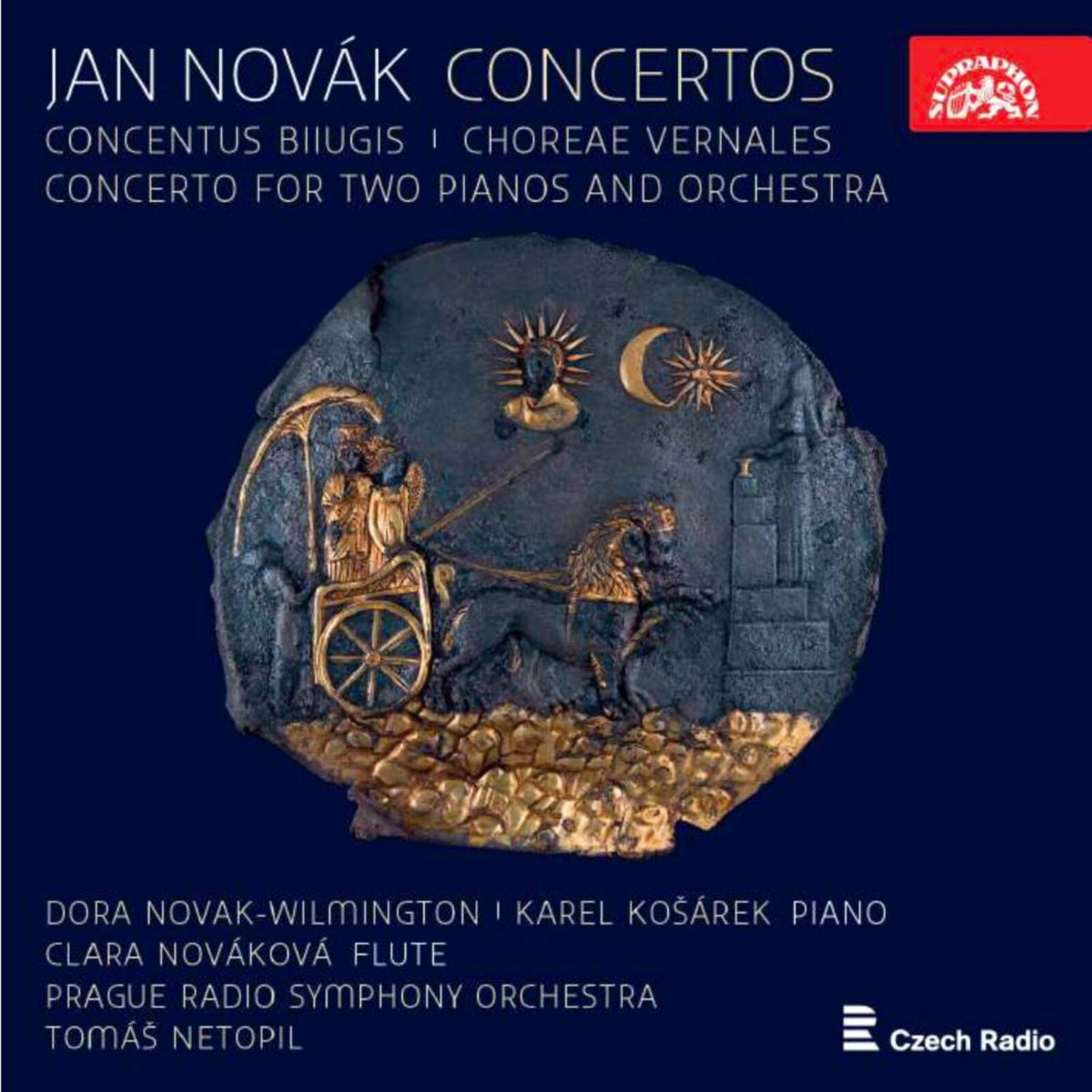 Dora and Clara Novak, Karel Kosarek, PRSO, Tomas Netopil - Jan Novak - Concertos - SU43312