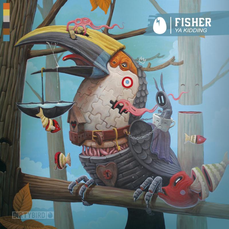 FISHER - Ya Kidding (incl. Sebastien V & Solardo Remixes) (White Vinyl Repress) - DB155WHITE