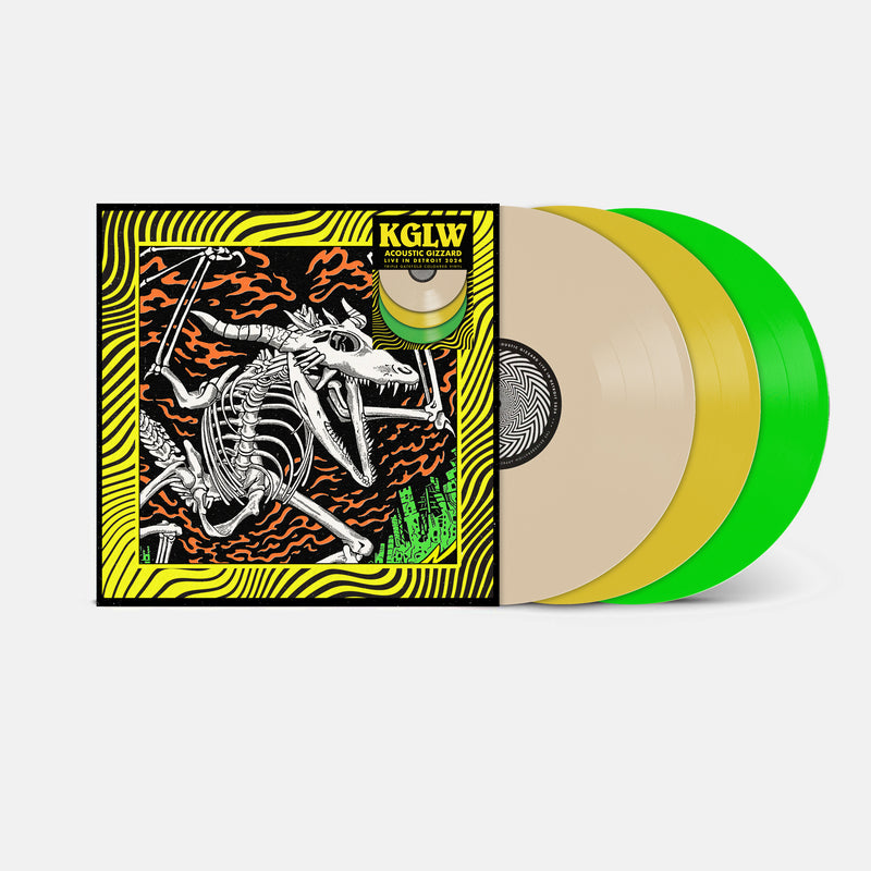 King Gizzard & The Lizard Wizard - Acoustic Gizzard - Live in Detroit 2024 (Triple Gatefold - Colored Vinyl) - RVRB094WIDE